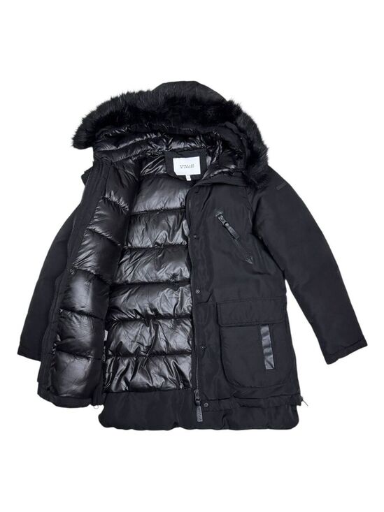 Derek Lam 10 Crosby Jackets & Blazers - DEREK LAM 10 CROSBY Faux Fur Luxury Designer Winter Puffer Parka Coat Womens M